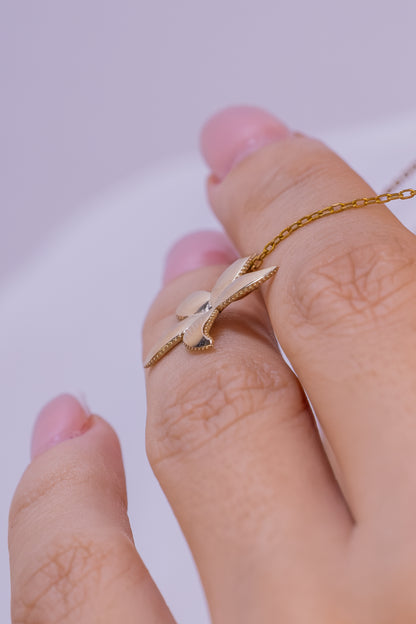 14k Gold Starfish Necklace | Gleaming Sea Star Ocean & Marine Jewelry