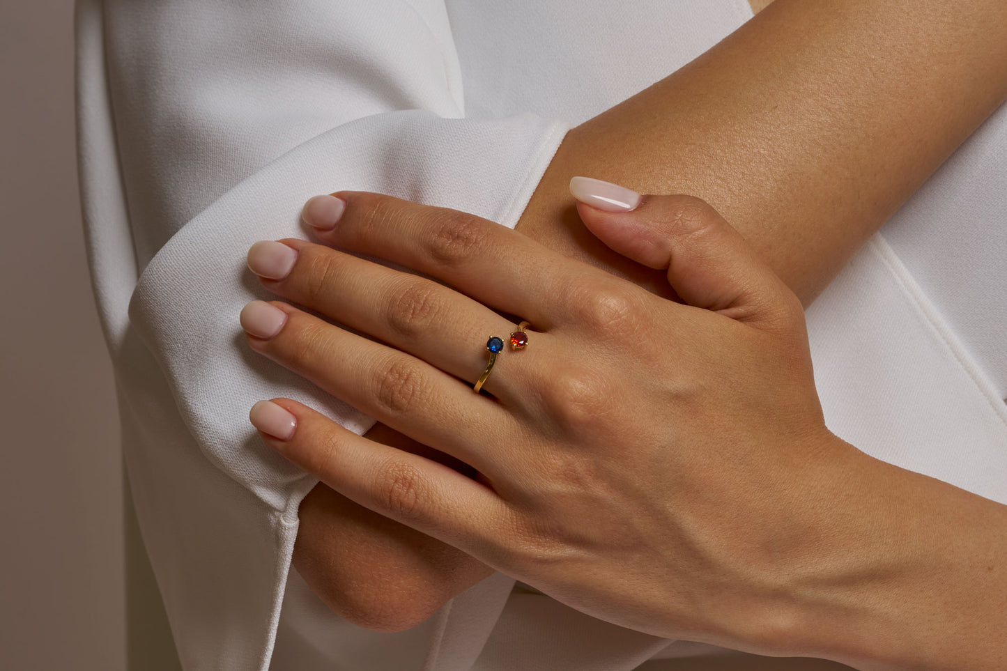 Custom Two Birthstone Ring for Her, Romantic Birthstone Rings, Dainty Promise Ring, Elegant Birthstone Ring, Luxury Jewelry Gift for Her